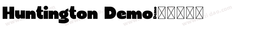 Huntington Demo字体转换